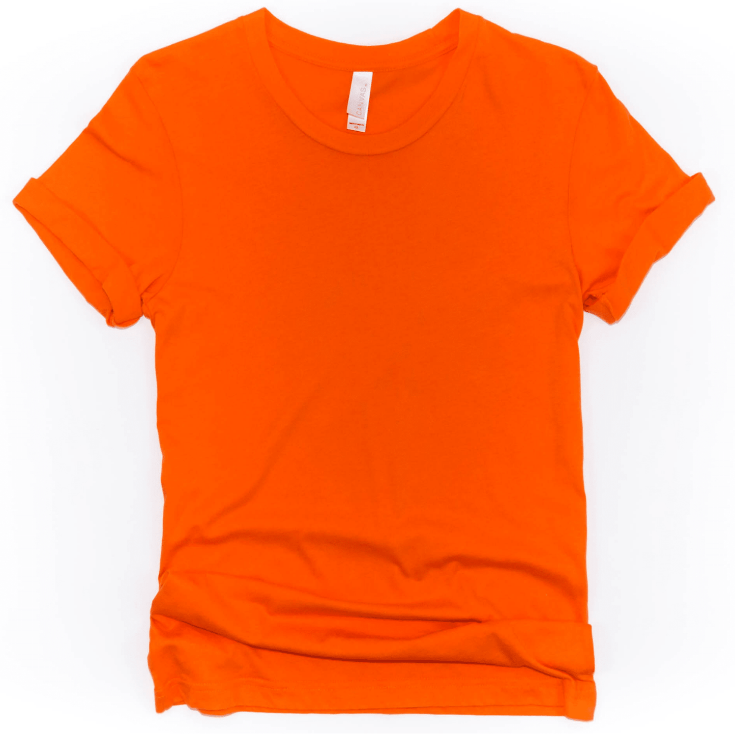 Orange Shirt Plain - Sew It In Labels