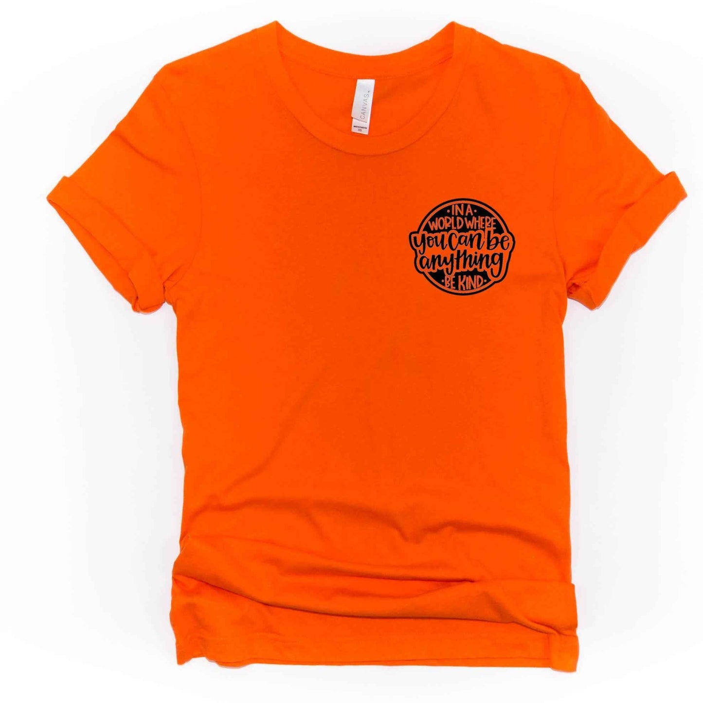 Pocket In a World where you can be anything, be kind - Sew It In Labels
