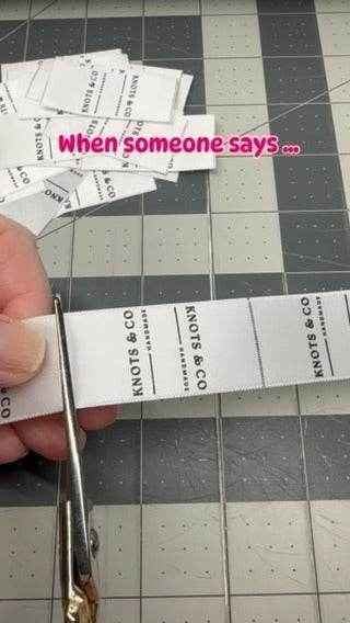 Sew In Name Labels