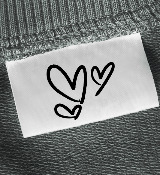 3 Hearts Design - Sew It In Labels