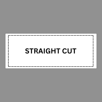 Straight Cut Labels