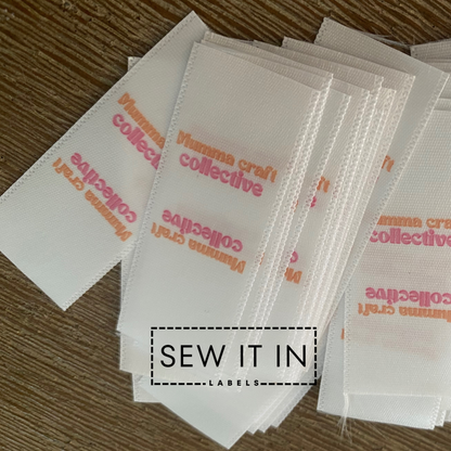 All colour Sew In Label