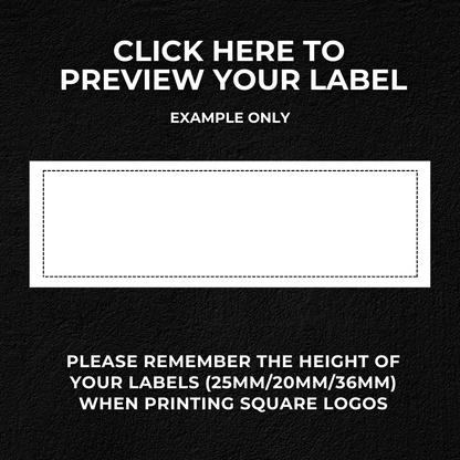 Straight Cut Labels