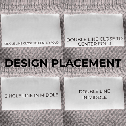 Custom In Seam Labels - Sew It In Labels