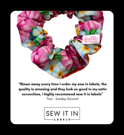 Custom In Seam Labels - Sew It In Labels