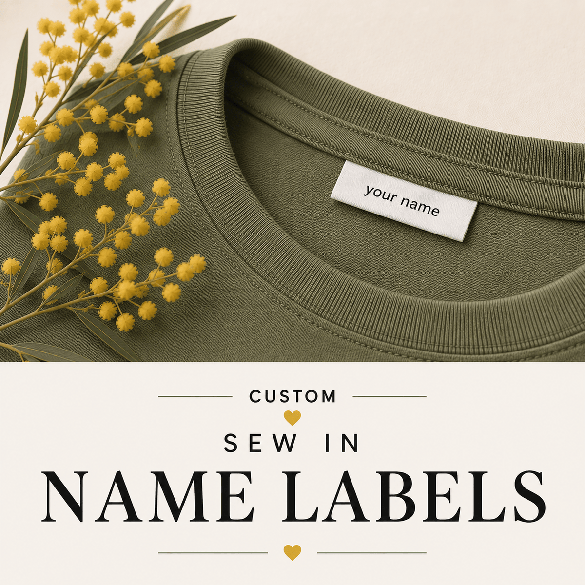 Custom Sew In Name Labels | Personalised Clothing TagsCustom LabelsSew It In Labels