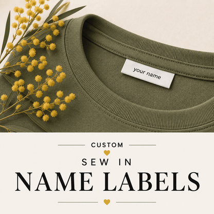 Custom Sew In Name Labels | Personalised Clothing TagsCustom LabelsSew It In Labels