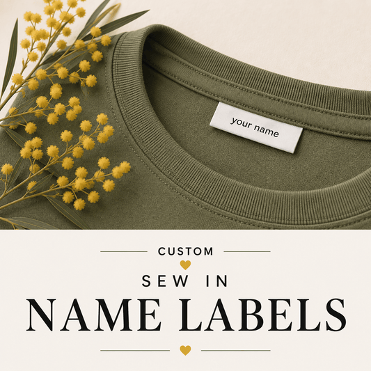 Custom Sew In Name Labels | Personalised Clothing TagsCustom LabelsSew It In Labels
