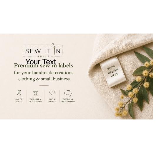 Custom Tear-Away Nylon Labels - Sew It In Labels