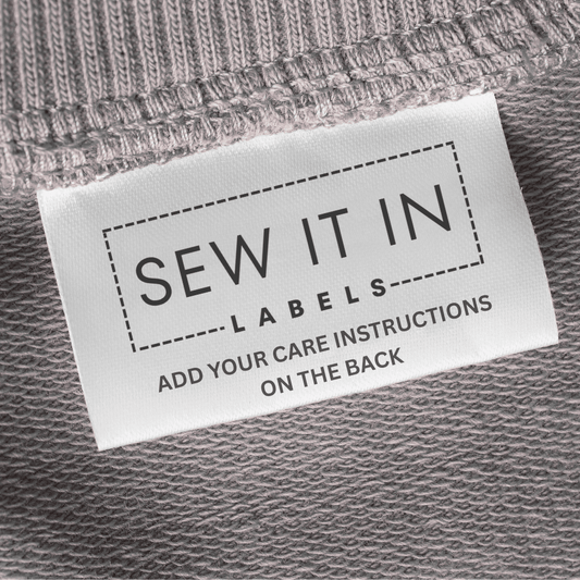 Garment Label - Logo/Care Instructions - Sew It In Labels
