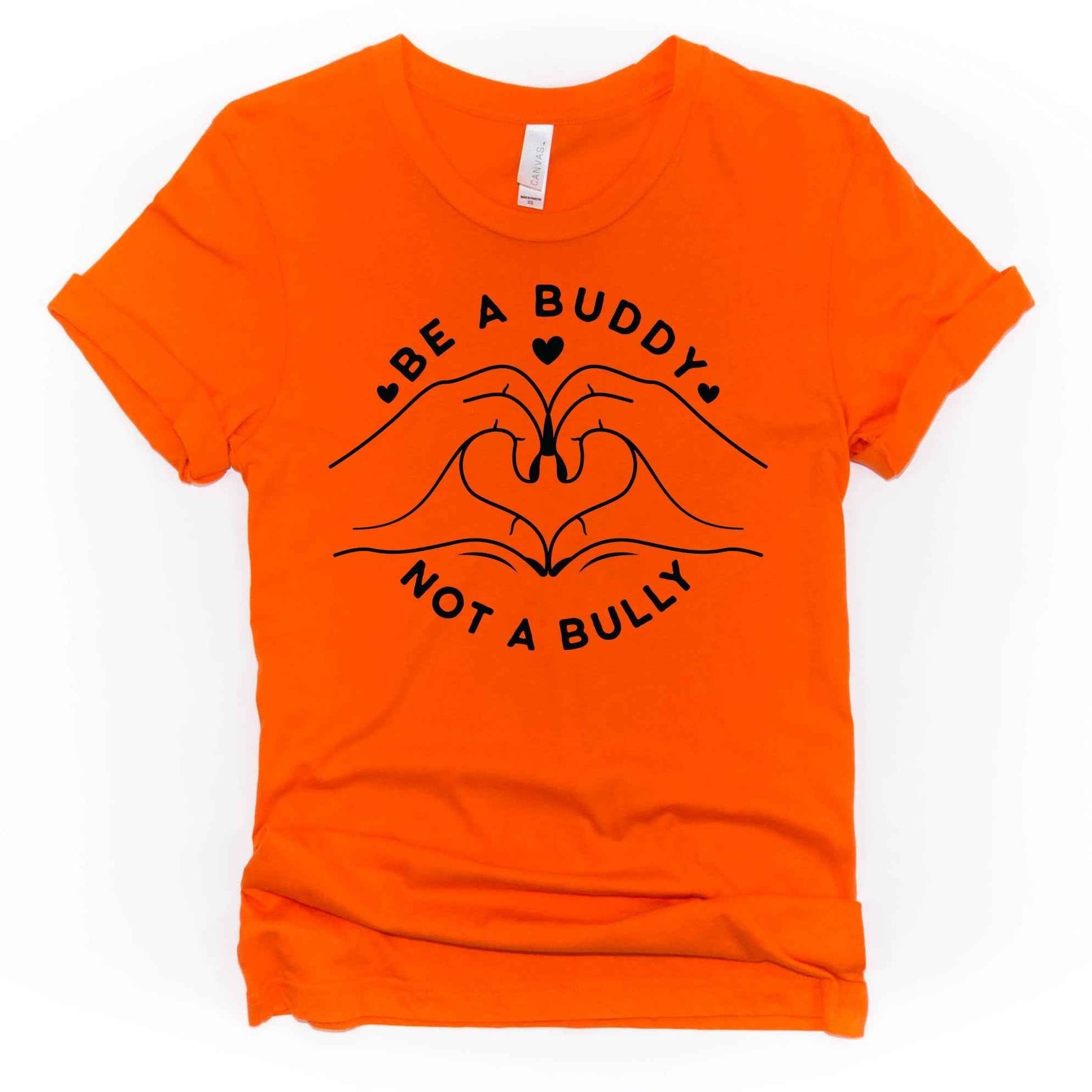 Hand Heart Be A Buddy Not A Bully - Sew It In Labels