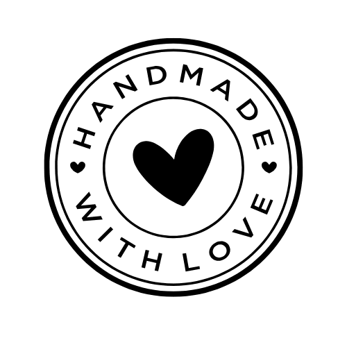 Handmade with love heart - Sew It In Labels