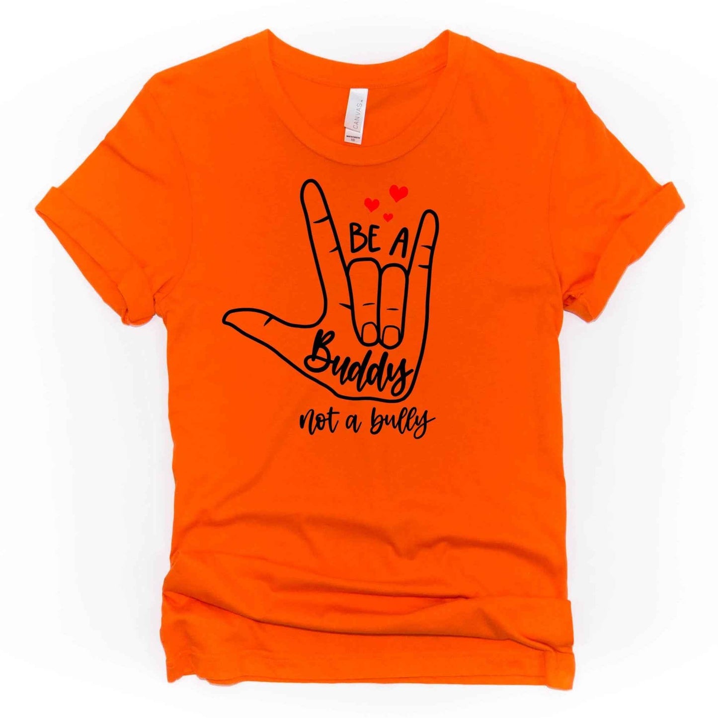 Hands Be A Buddy Not A Bully - Sew It In Labels