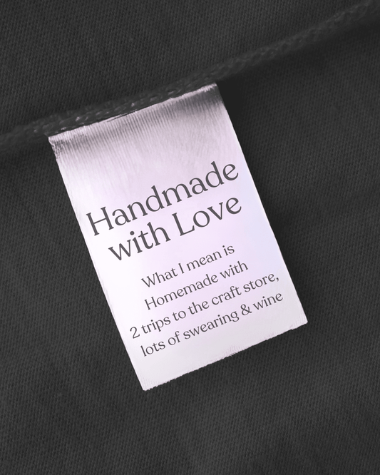 Homemade with Love, what I mean is - Sew It In Labels