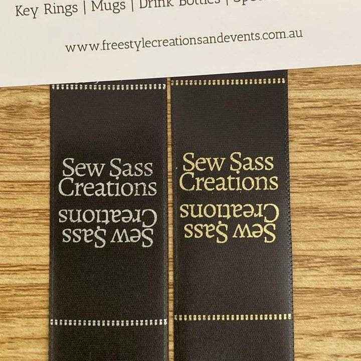 Lux Ink - Custom In Seam Tags - Sew It In Labels