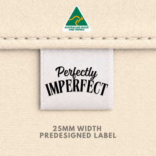 Perfectly Imperfect 25mm - Sew It In Labels